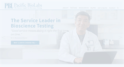 Desktop Screenshot of pacificbiolabs.com